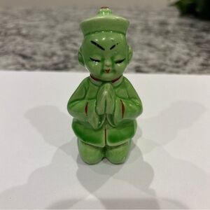 Vintage Ceramic Praying Monk Made in Japan 1950s